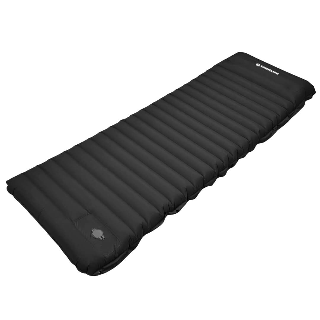 Liggeunderlag - Treklife CloudPad - Indbygget fodpumpe - Sort