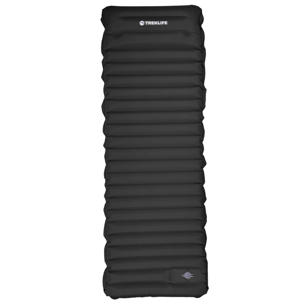 Liggeunderlag - Treklife CloudPad - Indbygget fodpumpe - Sort