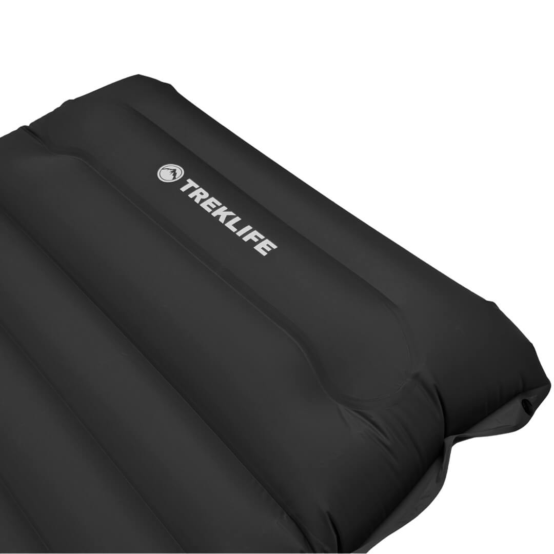 Liggeunderlag - Treklife CloudPad - Indbygget fodpumpe - Sort