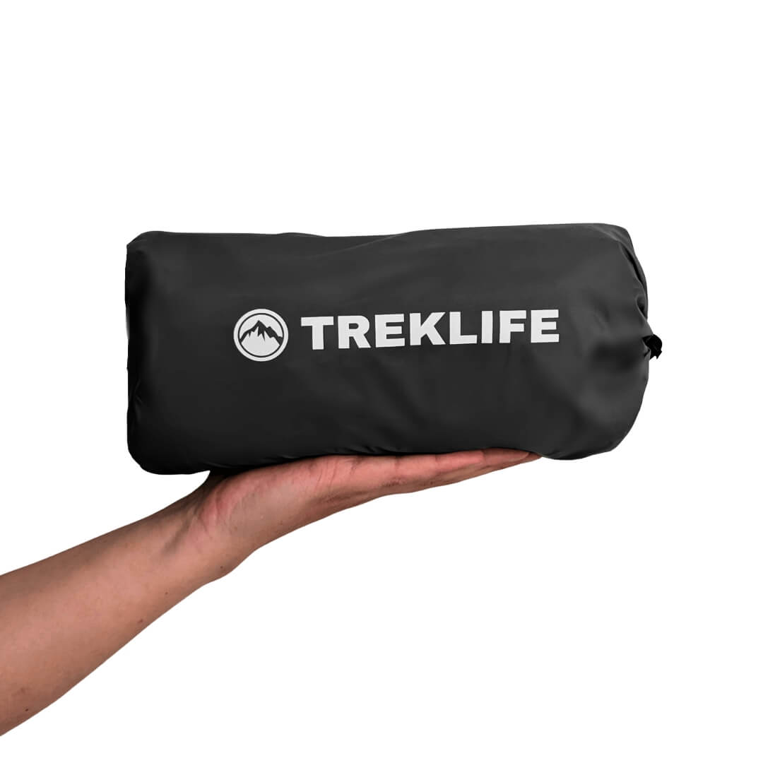 Liggeunderlag - Treklife CloudPad - Indbygget fodpumpe - Sort