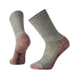 Vandresokker herre - Smartwool Mountaineer Classic Edition Maximum Cushion Crew Socks - Grå/Rød