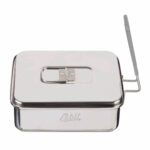 Esbit Solid Fuel Cookset 1100 ml i rustfrit stål