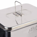 Esbit Solid Fuel Cookset 1100 ml i rustfrit stål