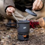 Esbit Solid Fuel Cookset 585 ml i hårdanodiseret aluminium