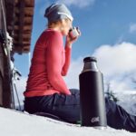 Esbit Sculptor termoflaske i rustfrit stål, 1 liter, sort