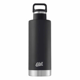 Termoflaske - Esbit Sculptor Stainless Steel Vacuum Flask - 1L - Sort