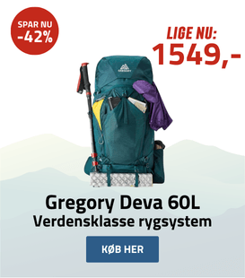 Kvinderygsæk Gregory Deva – 60 liter