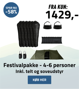 Festivalpakke – 4-6 personer