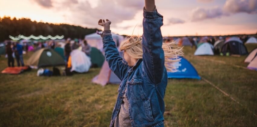 Roskilde festival camp