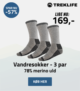 Uld vandresokker - tilbud 3 pak