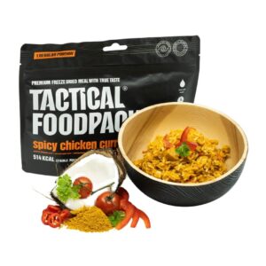 Tactical Foodpack krydret kylling i karry, frysetørret måltid