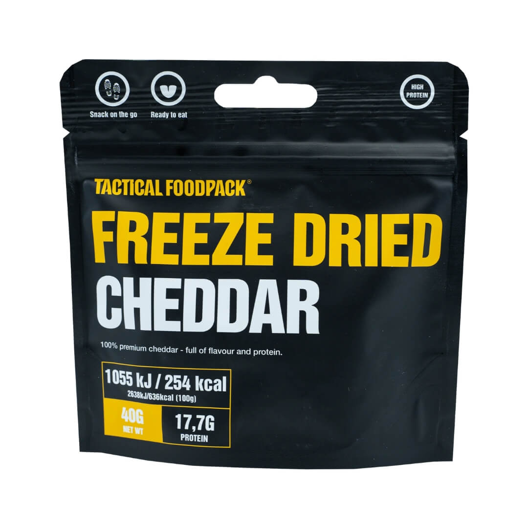 Frysetørret mad - Tactical Foodpack - Cheddar snacks