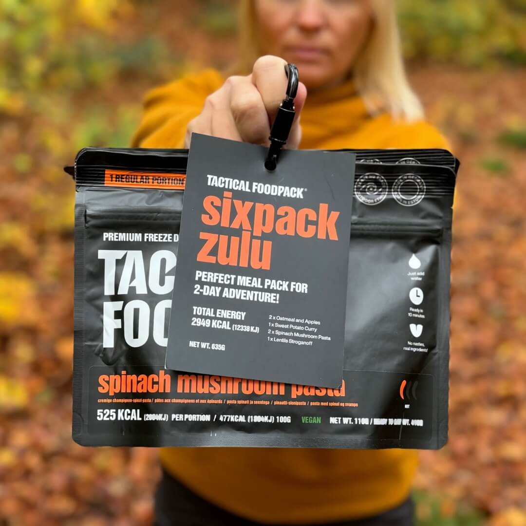 Frysetørret mad - Tactical Foodpack - Zulu - 6-pak