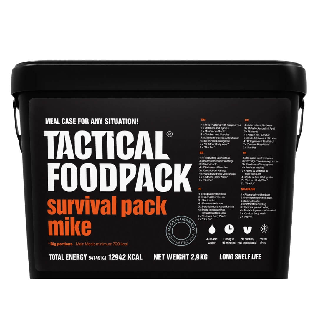 Frysetørret mad - Tactical Foodpack - Overlevelsespakke Mike