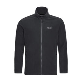 Fleecetrøje herre - Jack Wolfskin Taunus 100 FZ - Sort