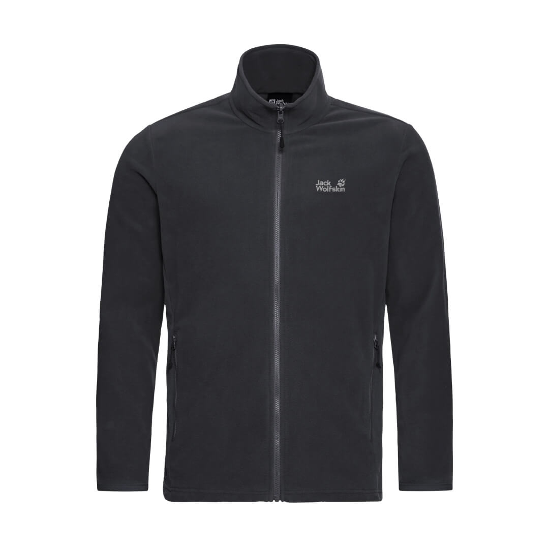 Fleecetrøje herre - Jack Wolfskin Taunus 100 FZ - Sort