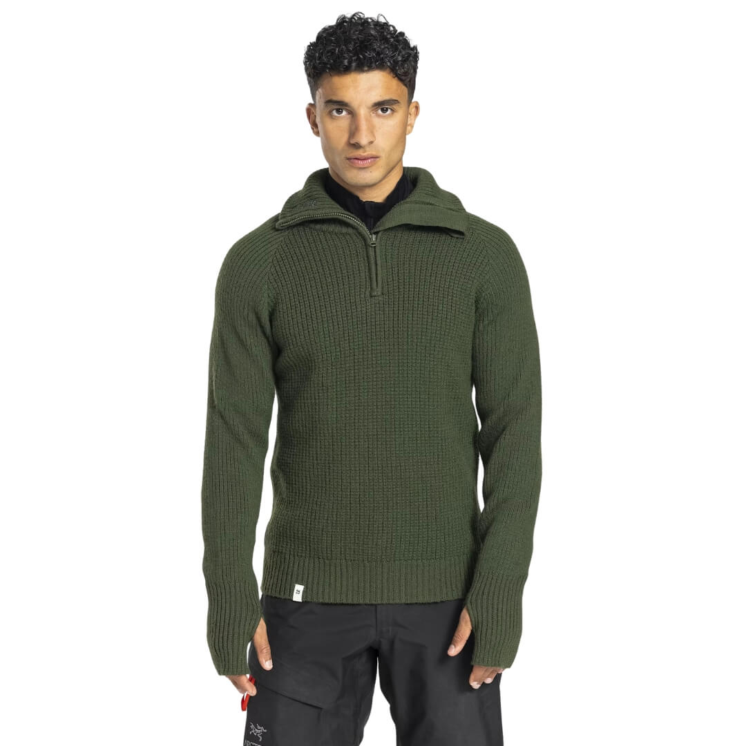 Uld sweater - Ulvang Rav 2.0 Halfzip Sweater - Grøn