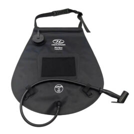 Vandbeholder med brusehoved - Wild Rinse Camping Shower - Sort