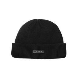 Vandtæt hue - Sealskinz Langham Beanie - Sort