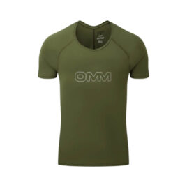 T-shirt til herre - OMM Nitro Tee S/S - Ultra letvægtig - Mørkegrøn